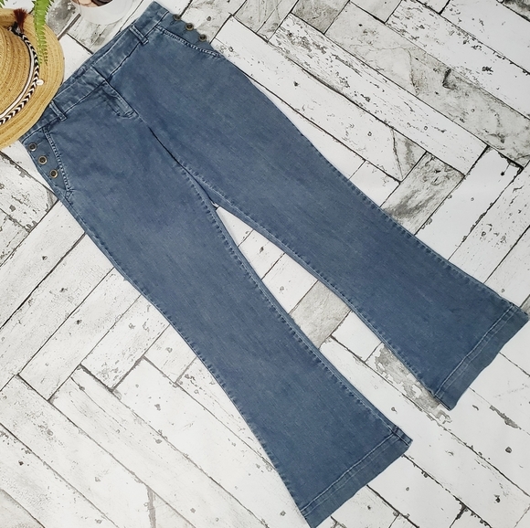 The Limited Fit & Flare 678 Sailor Trouser Flare Jeans 6R - Picture 2 of 11